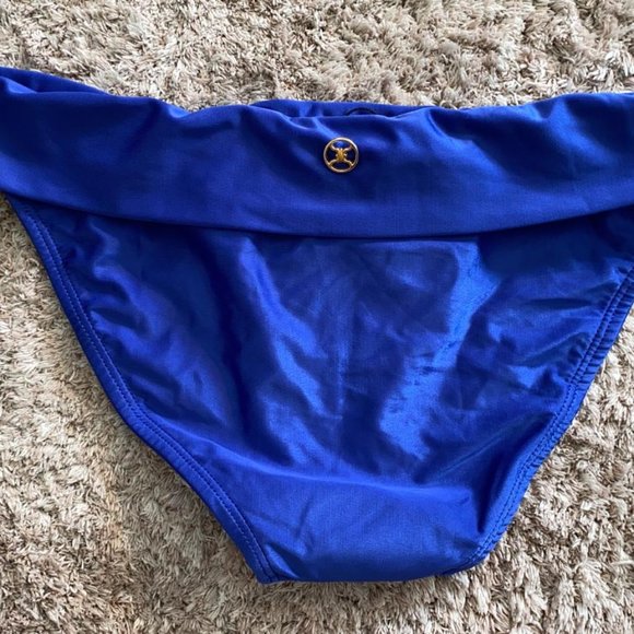 ⚜️VIX | Solid Blue Bia Tube Full Bikini Bottom - Picture 5 of 5